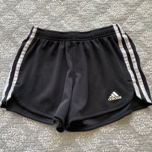 black adidas shorts!